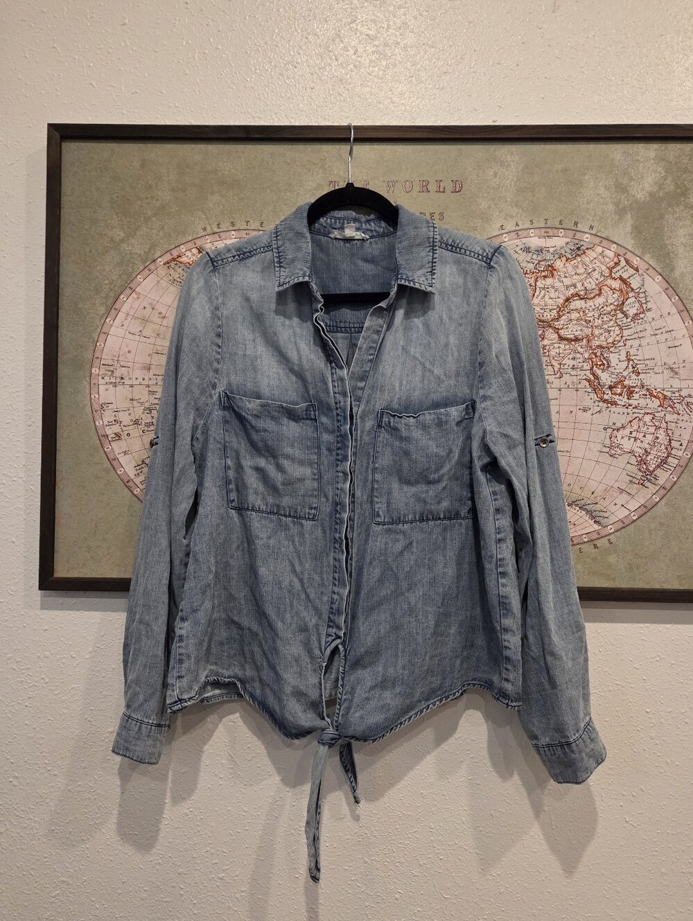 Easel Denim Top / S